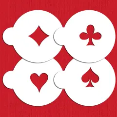 Card Suit Cookie Stencil | C235 by Designer Stencils | Cookie Decorating Tools | Baking Stencils for Royal Icing, Airbrush, Dusting Powder | Reusable Plastic Food Grade Stencil for Cookies | Easy to Use & Clean Cookie Stencil