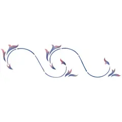 Swirl Design Wall Stencil | 084 by Designer Stencils | Pattern Stencils | Reusable Stencils for Painting | Safe & Reusable Template for Wall Decor | Try This Stencil Instead of a Wallpaper | Easy to Use & Clean Art Stencil Pattern