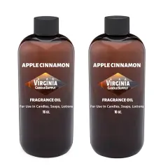 Apple Cinnamon Fragrance Oil (32 oz Bottle) for Candle Making, Soap Making, Tart Making, Room Sprays, Lotions, Car Fresheners, Slime, Bath Bombs, Warmers&hellip;