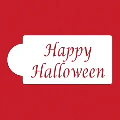 Happy Halloween Cake Stencil | C014 by Designer Stencils | Cake Decorating Tools |