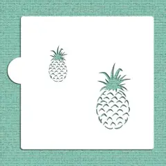 Pineapple Cookie & Craft Stencil | CM097 by Designer Stencils | Baking Stencils for Royal Icing, Airbrush, Dusting Powder |