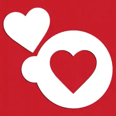 Solid Heart Cake Stencil | C353 by Designer Stencils | Cake Decorating Tools | Baking Stencils for Royal Icing, Airbrush, Dusting Powder | Reusable Plastic Food Grade Stencil for Cakes | Easy to Use & Clean Cake Stencil