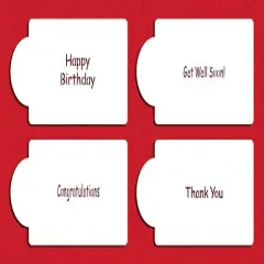 Celebration Sayings Cookie Stencils: Happy Birthday, Congratulations, Get Well Soon, Thank You | C248 by Designer Stencils |