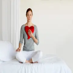 DII Cranberry Quilted Farmhouse Placemat (Set of 6)