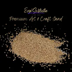 Premium Art Sand|Craft Sand|Unique Metallic-Neon Colors|Excellent Quartz Sand|10 oz|Excellent for Artwork|DIY|Sand Painting|Wedding Decoration|Vaze Filling|Ezgi Sertcetin Antique bronze