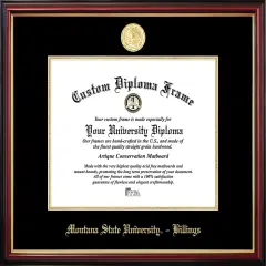 Montana State University Petite Diploma Frame
