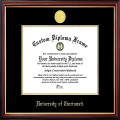 University of Cincinnati Petite Diploma Frame