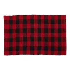 DII Holly Berry Plaid Table Runner