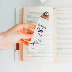 Bookmark Sloth, Book Accessories, Book Lover Gift, Reader Gift for Kids, Christmas Gift