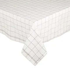 DII Kitchen Windowpane Tablecloth 60x104"