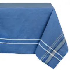 DII Blue French Chambray Tablecloth