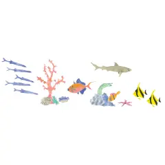 Sea Life Wall Stencil | 1246 by Designer Stencils | Animal & Nature Stencils | Reusable Art Craft Stencils for Painting on Walls, Canvas, Wood | Reusable Plastic Paint Stencil for Home Makeover | Easy to Use & Clean Art Stencil
