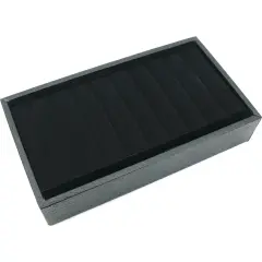 Black Velvet Bangle Bracelet Display Tray Jewelry Case