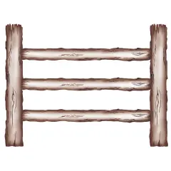 Split Rail Fence Wall Stencil | 2093 by Designer Stencils | Pattern Stencils | Reusable Stencils for Painting | Safe & Reusable Template for Wall Decor | Try This Stencil Instead of a Wallpaper | Easy to Use & Clean Art Stencil Pattern