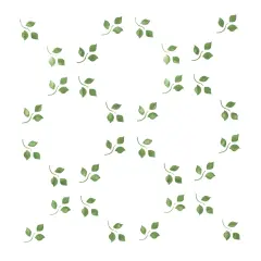 Leaf Lattice Wallpaper Wall Stencil | 1445 by Designer Stencils | Pattern Stencils | Reusable Stencils for Painting | Safe & Reusable Template for Wall Decor | Try This Stencil Instead of a Wallpaper | Easy to Use & Clean Art Stencil Pattern