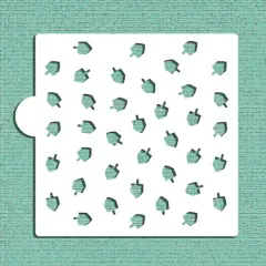 Dreidel Miniprint Cookie & Craft Stencil | CM081 by Designer Stencils | Cookie Decorating Tools | Baking Stencils for Royal Icing, Airbrush, Dusting Powder | Craft Stencils for Canvas, Paper, Wood | Reusable Food Grade Stencil