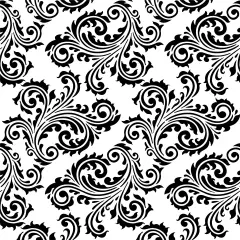 Scroll Damask Embossing 12 x 12 Stencil | FS072 by Designer Stencils | Pattern Stencils | Reusable Stencils for Painting on Wood, Wall, Tile, Canvas, Paper, Fabric, Furniture, Floor | Try Instead of a Wallpaper | Easy to Use & Clean