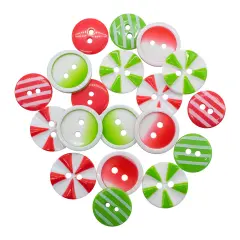 Buttons Galore Colors of Christmas Buttons for Sewing Crafts Scrapbooks DIY Projects - 3 Packs of Buttons 48 Buttons&hellip;