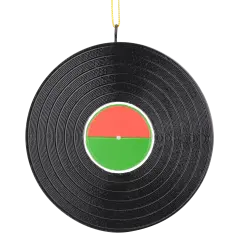 Tree Buddees Personalizable Record Turntable Music Christmas Ornament