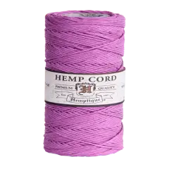 Hemptique 1mm #20 Hemp Cord Spools Jewelry Making Macrame Crochet Crafting Gift Wrapping Light pink