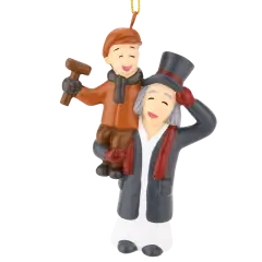 Scrooge & Tiny Tim from A Christmas Carol Ornament