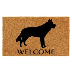Siberian Husky Doormat