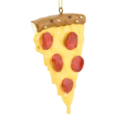 Slice of Pepperoni Pizza Christmas Ornament Food Ornament
