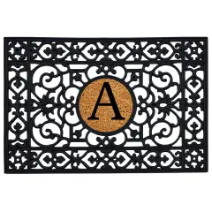 Rubber Monogram Insert Doormat