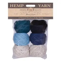 Hemptique Hemp Yarn Bon Bons Eco Friendly Sustainable Naturally Grown Jewelry Bracelet Making Paper Crafting Scrapbooking Bookbinding Mixed Media Crocheting Macrame Seasonal Holiday Gift Wrapping Outdoor Gardening Denim