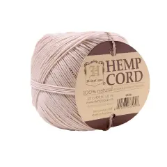 Hemptique #20 1mm Hemp Cord Balls Jewelry Making Macrame Crochet Crafting Gift Wrapping Outdoor Gardening White