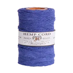 Hemptique 1mm #20 Hemp Cord Spools Jewelry Making Macrame Crochet Crafting Gift Wrapping Dusty blue