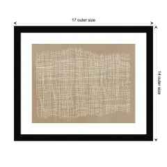 Basket Weave by Tom Reeves Wood Framed Wall Art Print