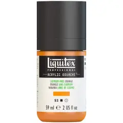 Liquitex&reg; Professional Acrylic Gouache&trade; Paint, 2oz. Cadmium-Free Orange
