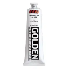 Golden&reg; Heavy Body Acrylic Paint, 5oz. 1385 Transparent Red Iron Oxide