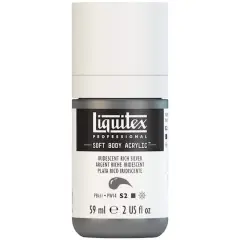Liquitex&reg; Professional Soft Body Acrylic Bottle, 2oz. Iridescent Rich Silver