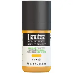 Liquitex&reg; Professional Acrylic Gouache&trade; Paint, 2oz. Cadmium-Free Yellow Deep