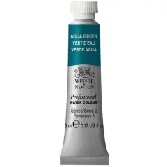 Winsor & Newton&reg; Professional Water Colour&trade; Paint, 5mL Aqua Green