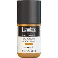Liquitex&reg; Professional Acrylic Gouache&trade; Paint, 2oz. Iridescent Bright Gold