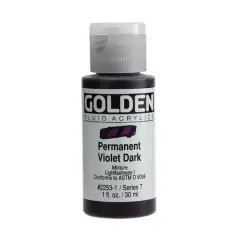 Golden&reg; 1oz. Fluid Acrylics Permanent Violet Dark