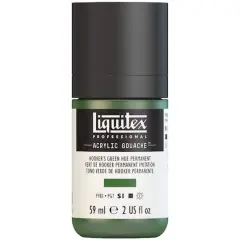 Liquitex&reg; Professional Acrylic Gouache&trade; Paint, 2oz. Hooker's Green Hue Permanent