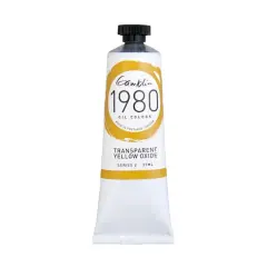 Gamblin 1980 Oil Color, 37mL Transparent Yellow Oxide