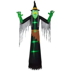 12ft. Airblown&reg; Inflatable Halloween Lightshow Witch 