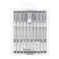 Copic&reg; Black Multiliner SP Pen Set A