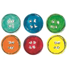 Teacher Created Resources Pete the Cat&reg; Groovy Buttons Accents, 3 Packs of 36