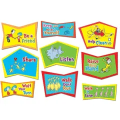 Dr. Seuss&trade; Classroom Rules Bulletin Board Set