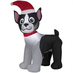3.5ft. Airblown&reg; Inflatable Christmas Boston Terrier