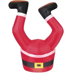 3.5ft. Airblown Inflatable Christmas Santa Legs