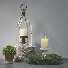 Glitzhome&reg; Small Farmhouse Metal Lantern