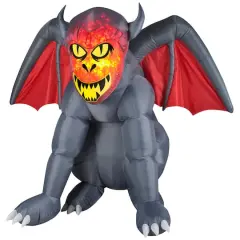 4.5ft. Airblown&reg; Inflatable Halloween Fire & Ice Gruesome Gargoyle