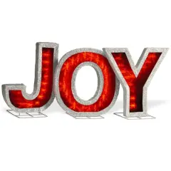 4.5ft. JOY Pre-Lit LED Sign 